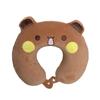 Cuscino a forma di U Bubu Dudu Carino Peluche Morbido Cartone Animato Panda Cuscino Portatile per il Collo Cuscino da Viaggio per Adulto Amico Cuscino per il Collo per Dormire in Volo