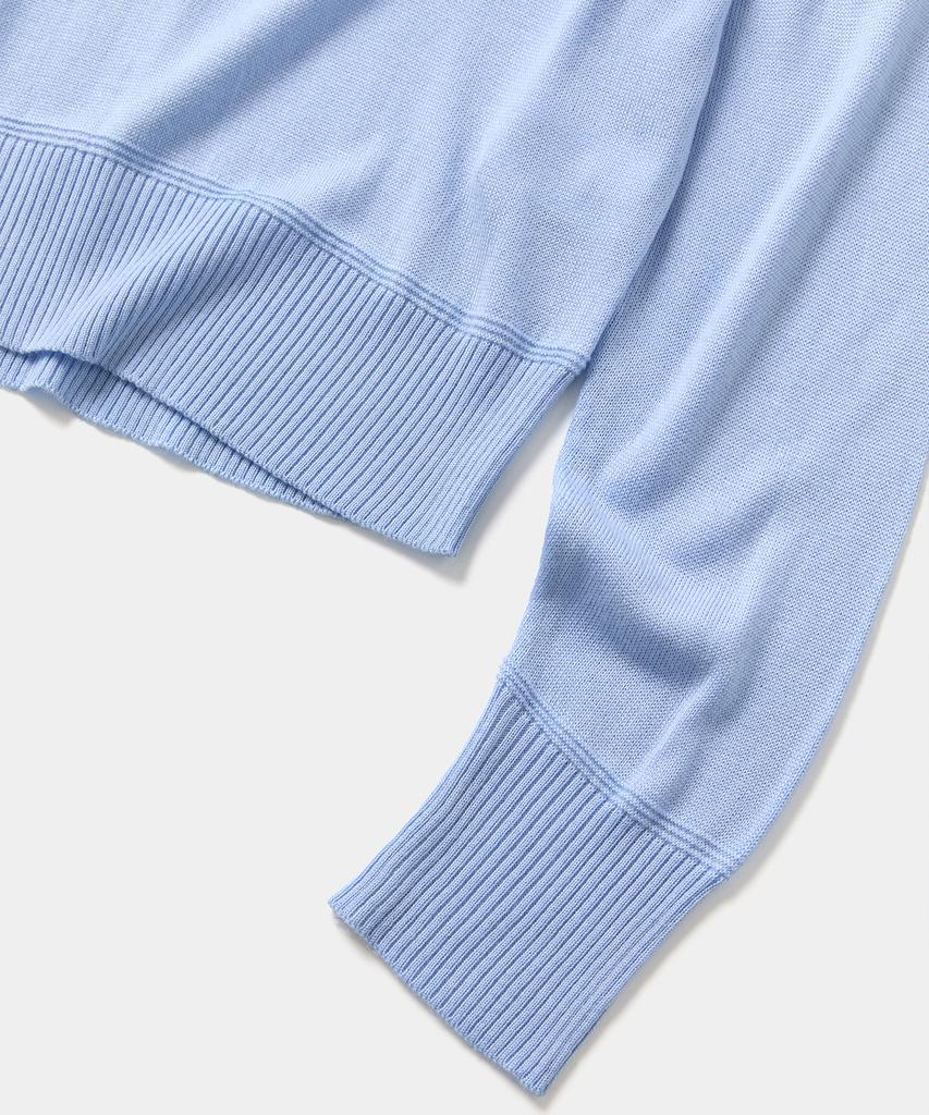Laikeueomojeu Line V-Neck Knit_Light Blue