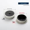 ABS Plastic Round Cable Hole Cover for Desk and Furniture