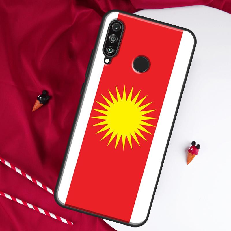Yazidi Flag Ezidxan For Huawei Nova 8i 7i 11i 12i 12s 9 10 SE Y90 Y60 Y70 Y72 Y61 Y91 P30 P40 Lite P60 Pro Case