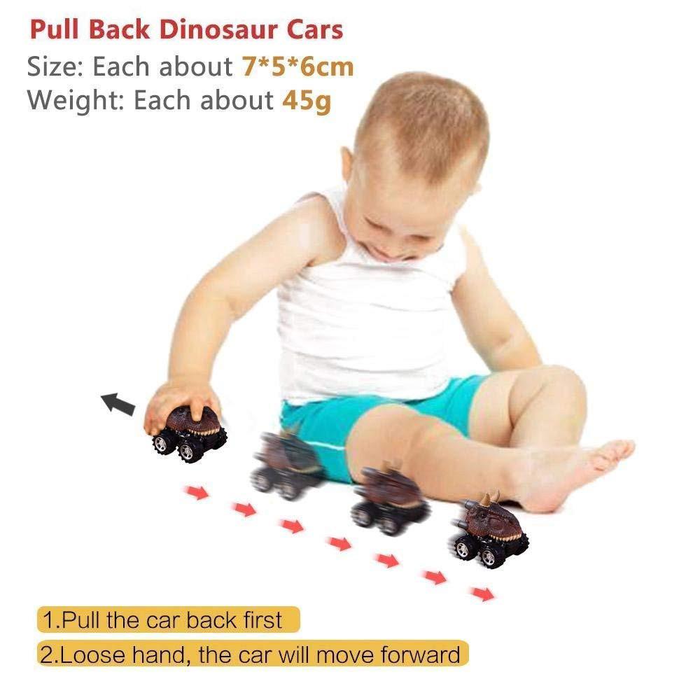 38 typů zatahovacích aut s dinosaury Pawaca Toys s velkou pneumatikou pro děti Kreativní dárky