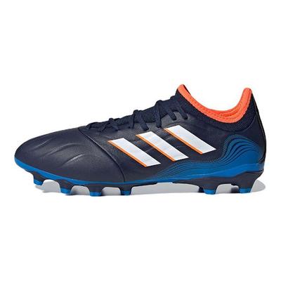 Copa Sense.3 Round Toe Lace-Up AG (Rubber Short Studs) Slip-Resistant Durable Lightweight Soccer Shoes Men Soccer Shoes Black White Blue GW4966