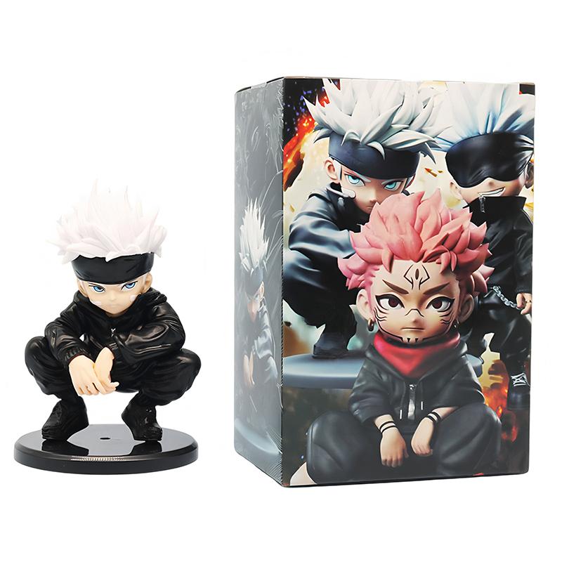 Jujutsu Kaisen Anime Figure Style Satoru Gojo Action Figure Lord Of The Curse Sukuna Figurine Collection Model Doll Toys