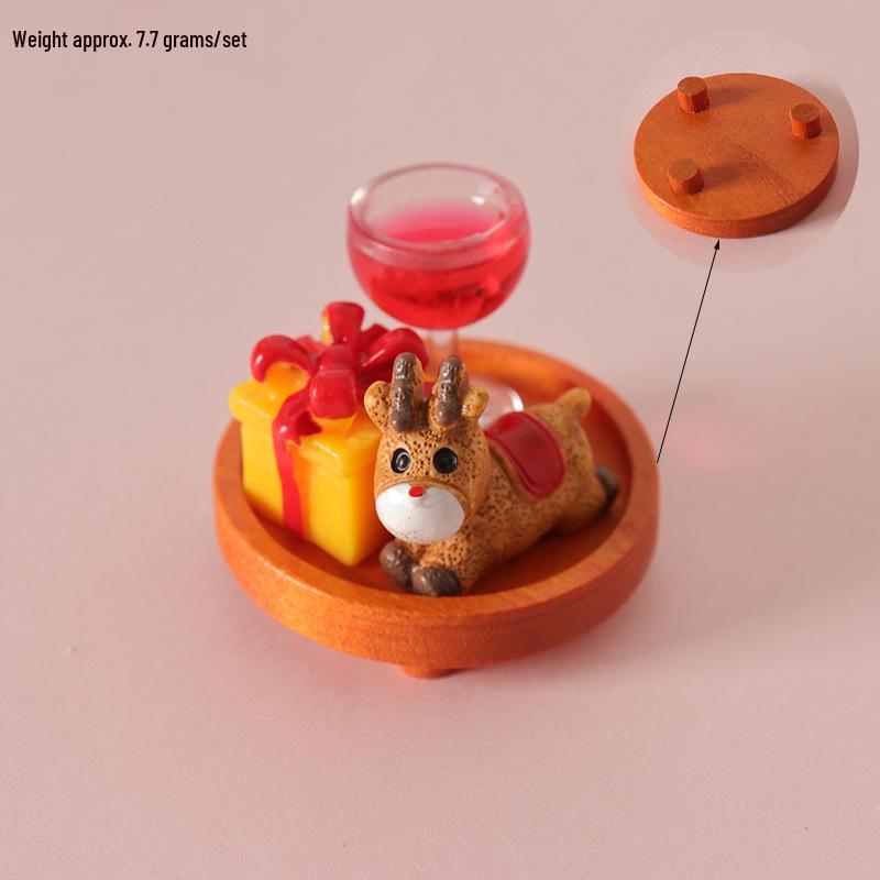 Cross-border Creative DIY Mini Christmas Food Toy Micro Landscape Desktop Decor