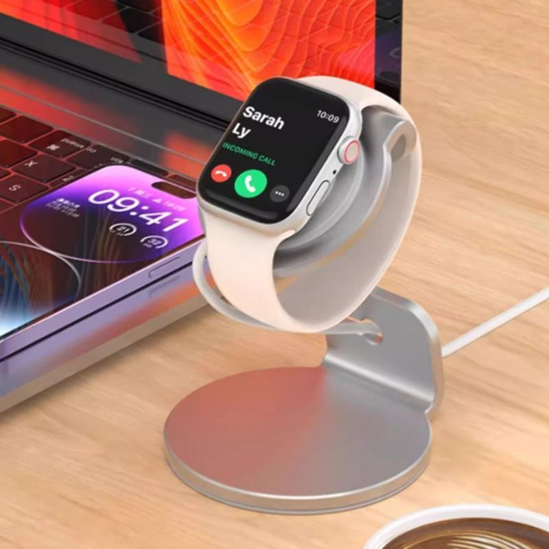 Aluminum Silicon Bracket Charger Stand Dock Station Charging Holder For Iwatch/Apple Watch Stand Serie Ultra/Se/8/7/6/5/4/3/2/1