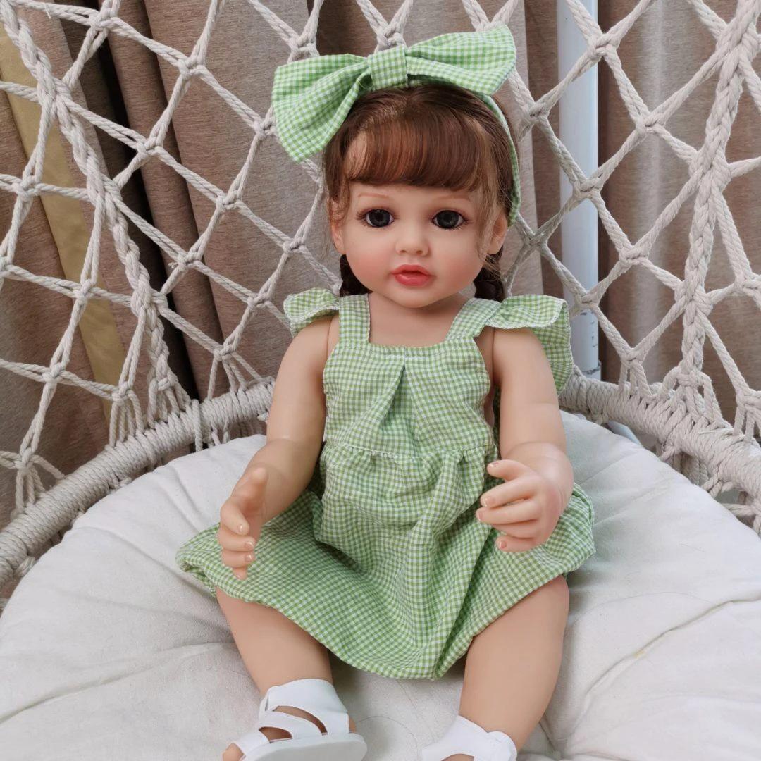 

Кукла реборн Клубничка: Водонепроницаемый, Мягкий, Улыбающийся Кукла-компаньон для малыша Clothes Only