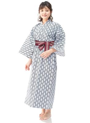 Conjunto Yukata Inn [KYOETSU] Conjunto, Yukata, 3 peças (Pousada Yukata, obi, co-lace), mulheres (135, 02)