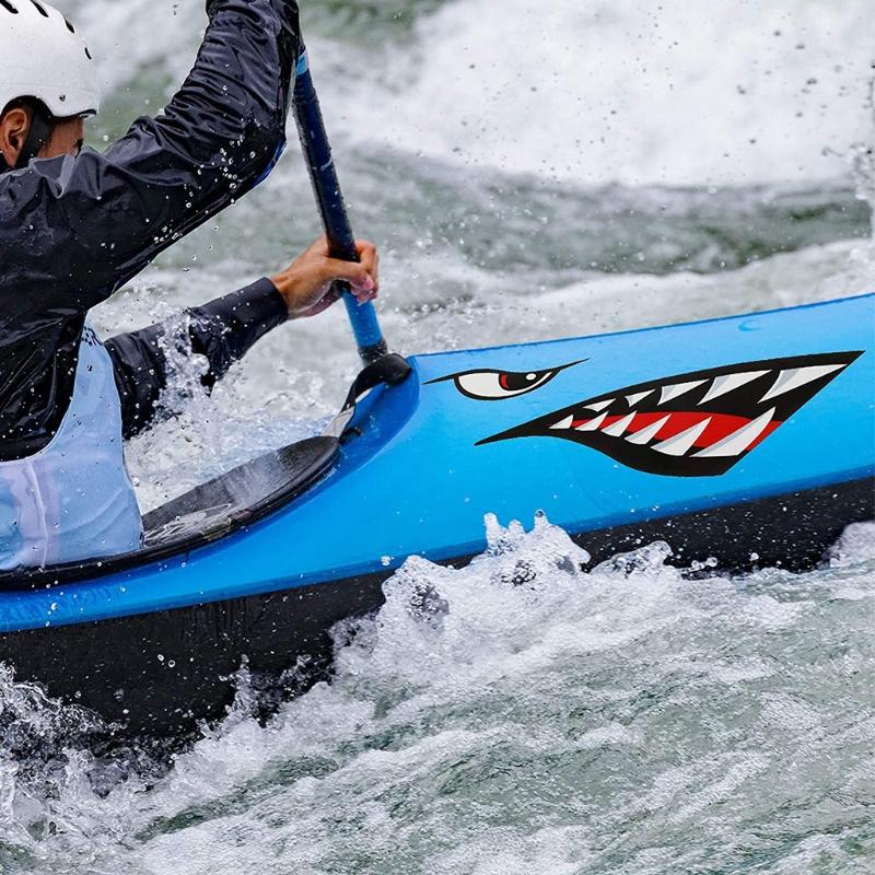 Kayak Shark Sticker Waterproof Stickers Decal Canoe Dinghy Marine Boat Car Automobiles Body DIY Stickers