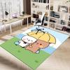 1PC Two Bears Anti-slip Carpet, Suitable for Office, Bedroomand Playrooms. It Can Also Be Used As a Sofa Footrest cover-R23