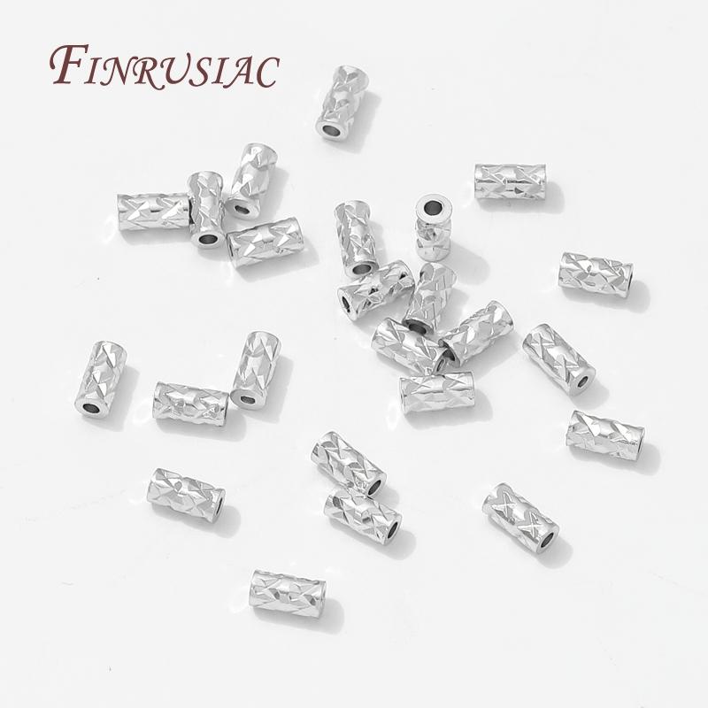 18K Gold Plated Spacers For Beads,Decorative Bead,Metal Separator Beads,DIY Necklaces Making Accessories,Jewelry Findings