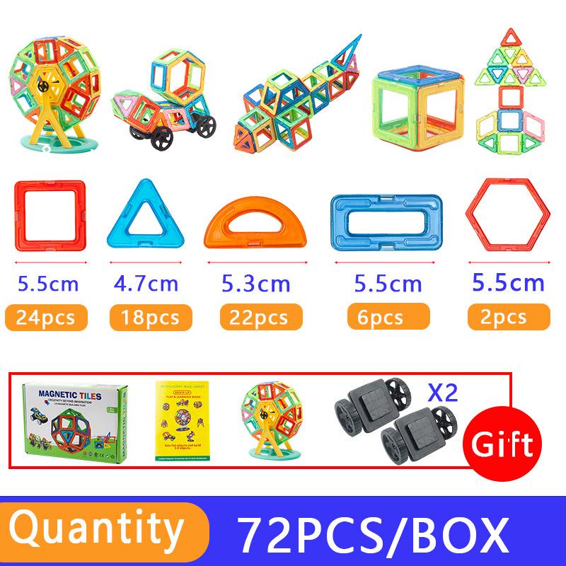Magnetic Building Blocks for Kids - Educational and Strong Magnet Toy Set