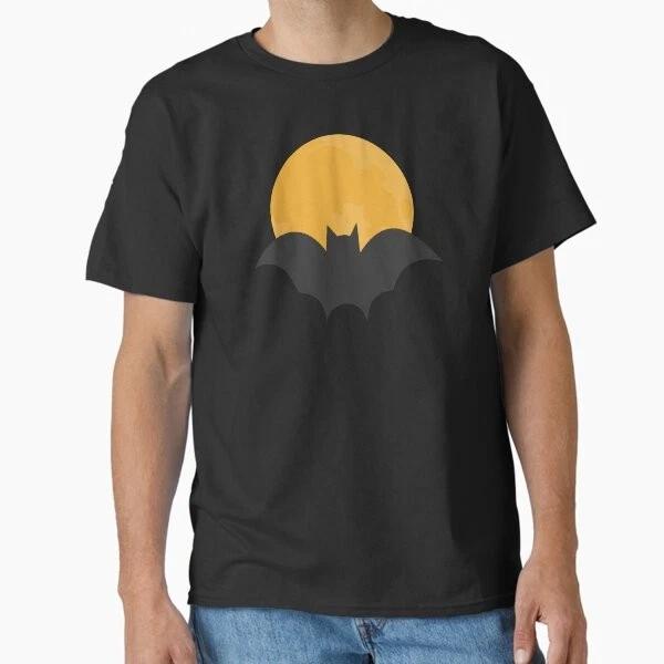 Bat And Moon Classic TShirt Made In UsaAus TShirt S2xl S
