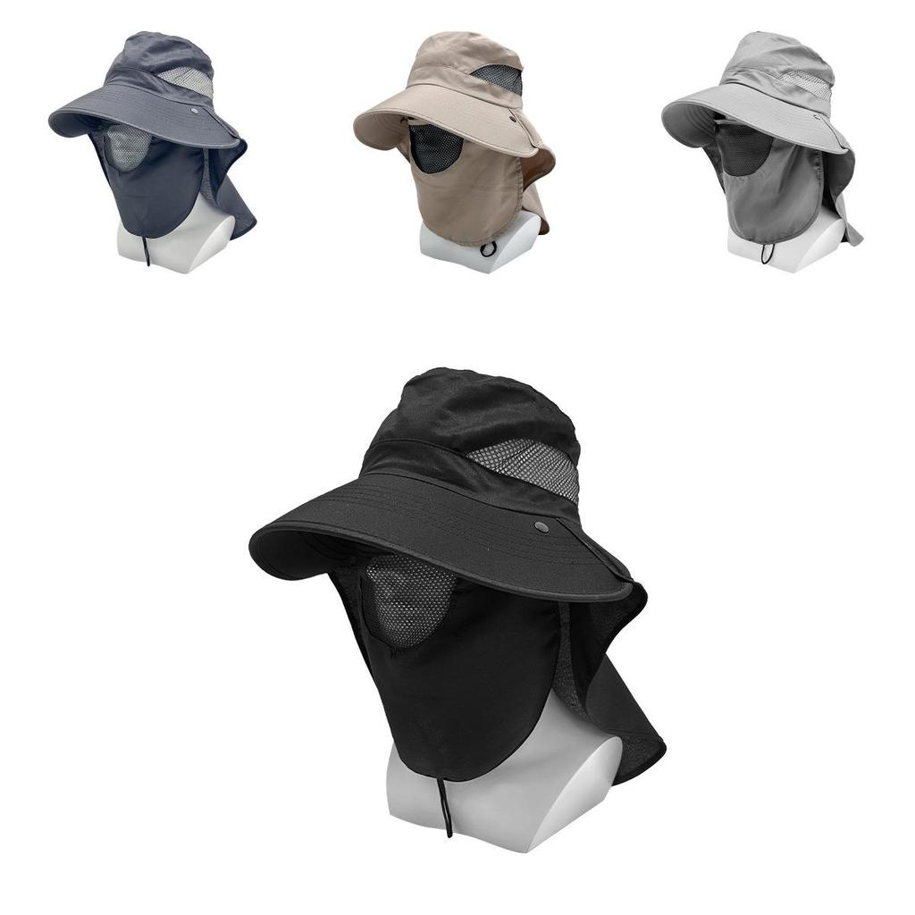 Outdoor Sun Protection Fisherman Hat With Large Brim For Hiking And Fishing Enthusiasts