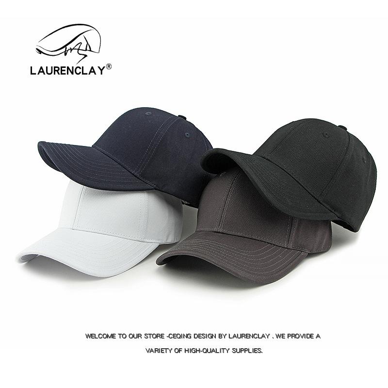 High quality pure cotton big head circumference hat men's and women's wide-brimmed baseball cap light board simple sunscreen visor large size cap