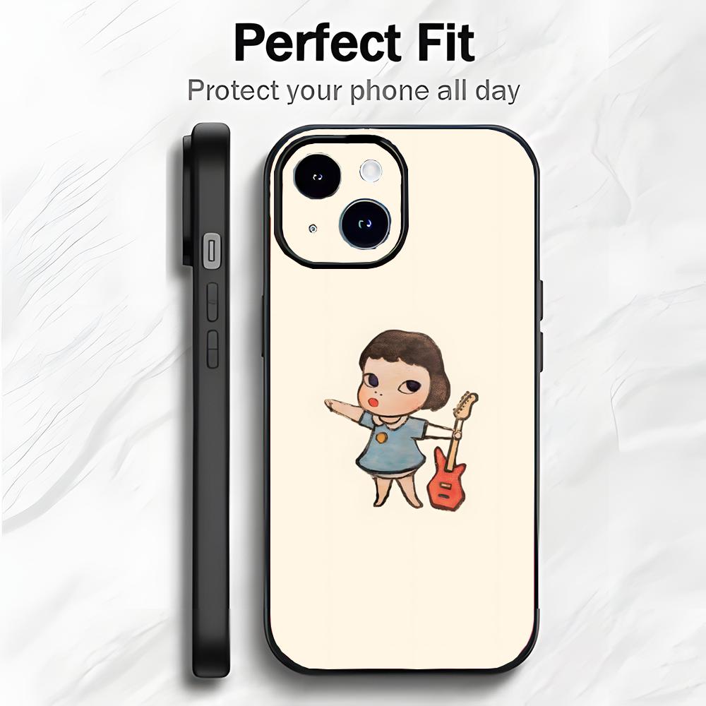 

Whimsical Japanese Cute Art Y-Yoshitomo Nara Phone Case Phone Case Soft Packaging Lightweight For iPhone17 16 15 14 13ProMax iphone12promax