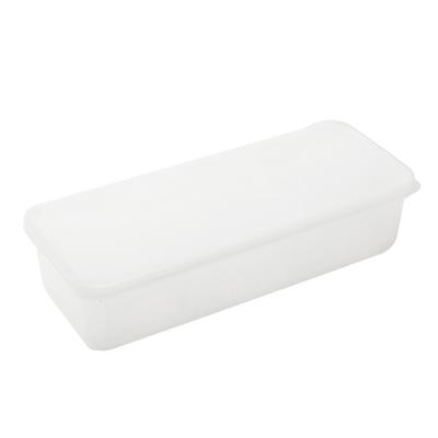 Recipient pentru Depozitare Alimente cu Capac Sigilat, Drenor, 3 Compartimente Divizate, Organizator pentru Frigider