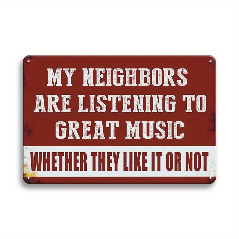 Warning Notice Vintage Metal Tin Poster Funny Metal Tin Signs Posters Plate for Garage Bar Cafe Club Home Room Wall Decor