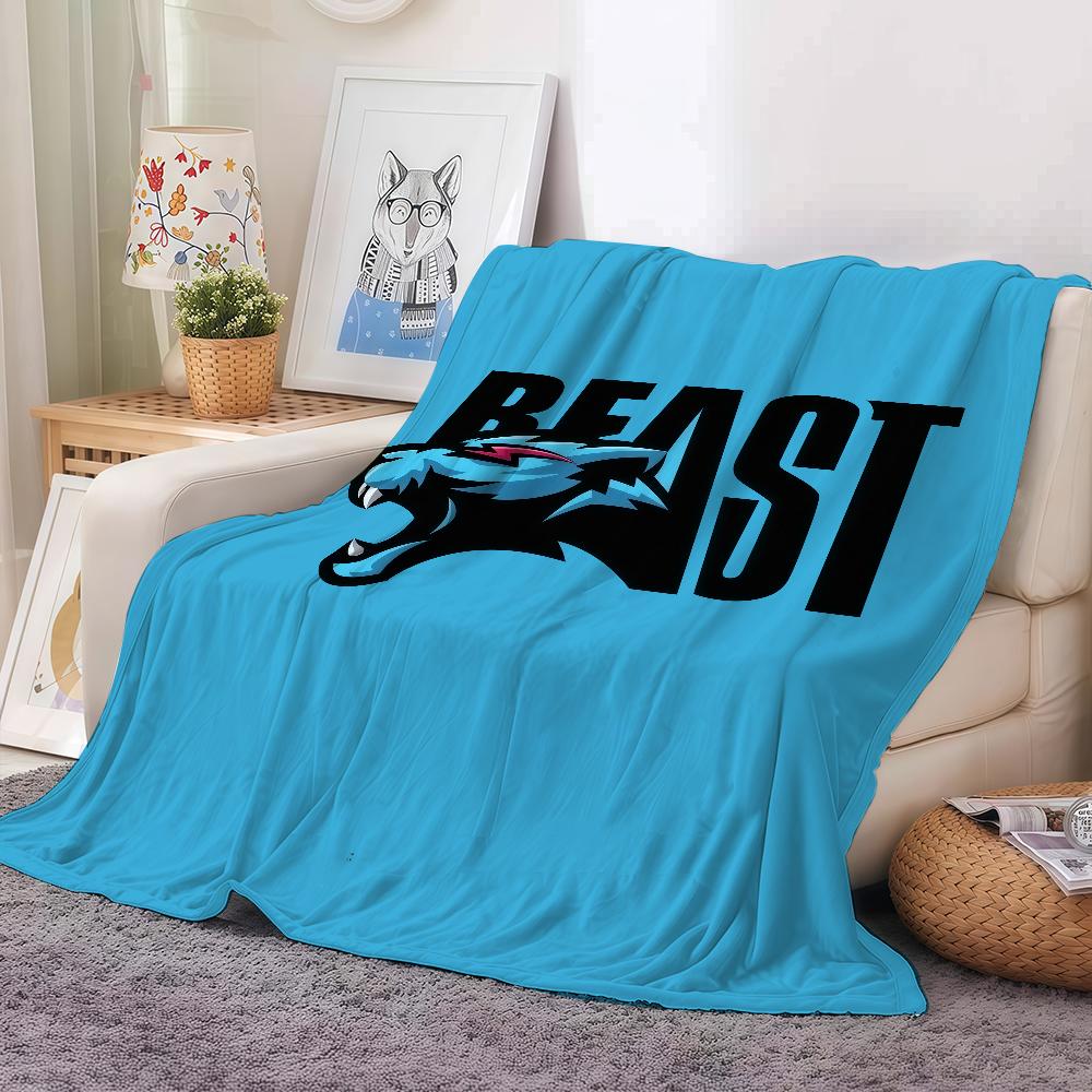 Плечистый M-mrbeast Плед Теплый И Мягкий Подходит Для Спальни Гостиной Дивана Кровати Офиса Путешествий Кемпинга 30x40in