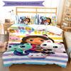 3pcs Gabby's Dollhouse1 pattern bedding set duvet cover set includes duvet cover &pillowcases, perfect all season bedroom decoration & gift