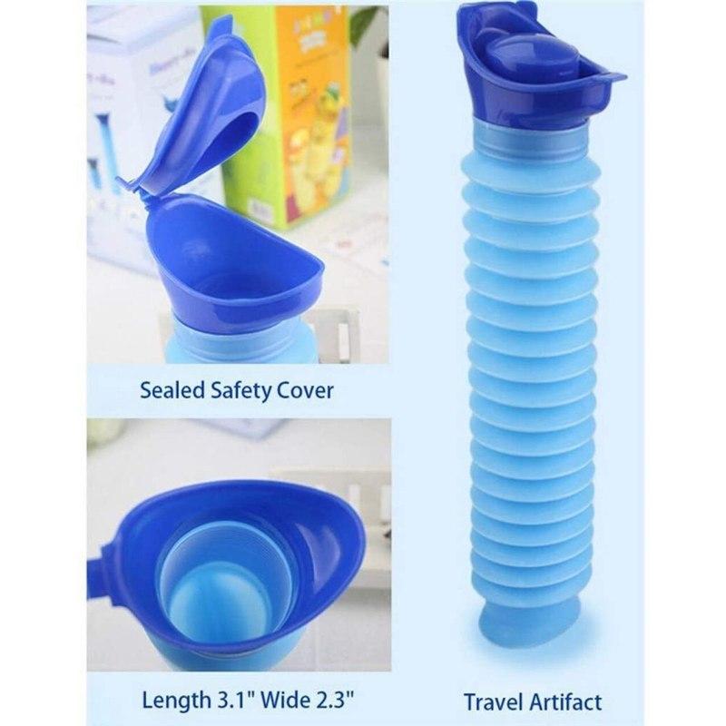 1/2 set Orinatoio Auto Secchio Orinatoio Esterno In Piedi Urina Emergenza Viaggio Portatile Riutilizzabile Restringibile Campeggio Toilette Perdita di Urina
