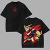 Koszulka Unisex z Nadrukiem My Hero Academia All Might Vintage Washed, Dwustronna, Streetwear Harajuku, dla Fanów Anime Manga, Lato 2026