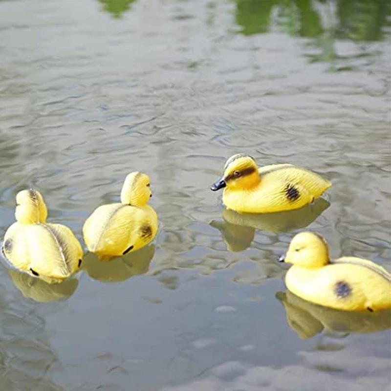 

Floating Duck Ducklings Pond Statue Ornament Plastic Duck Decoy Floating Decorative Animal Sculptures Outdoors CN