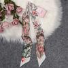 Summer scarf hairband for women with versatile kidnapping long streamers elegant fashionable narrow strips tied with small scarf