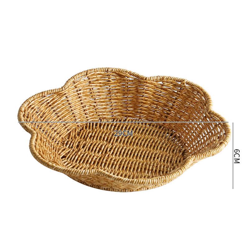

European Style Imitation Rattan Multi-layer Fruit Plate