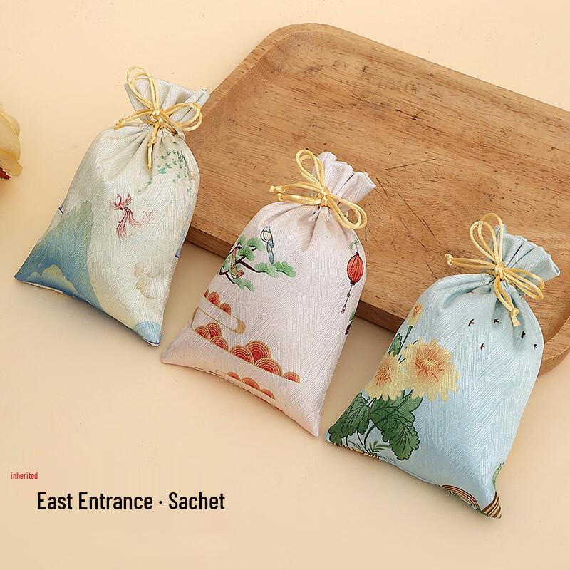 Ancient Style Empty Sachet Drawstring Bags