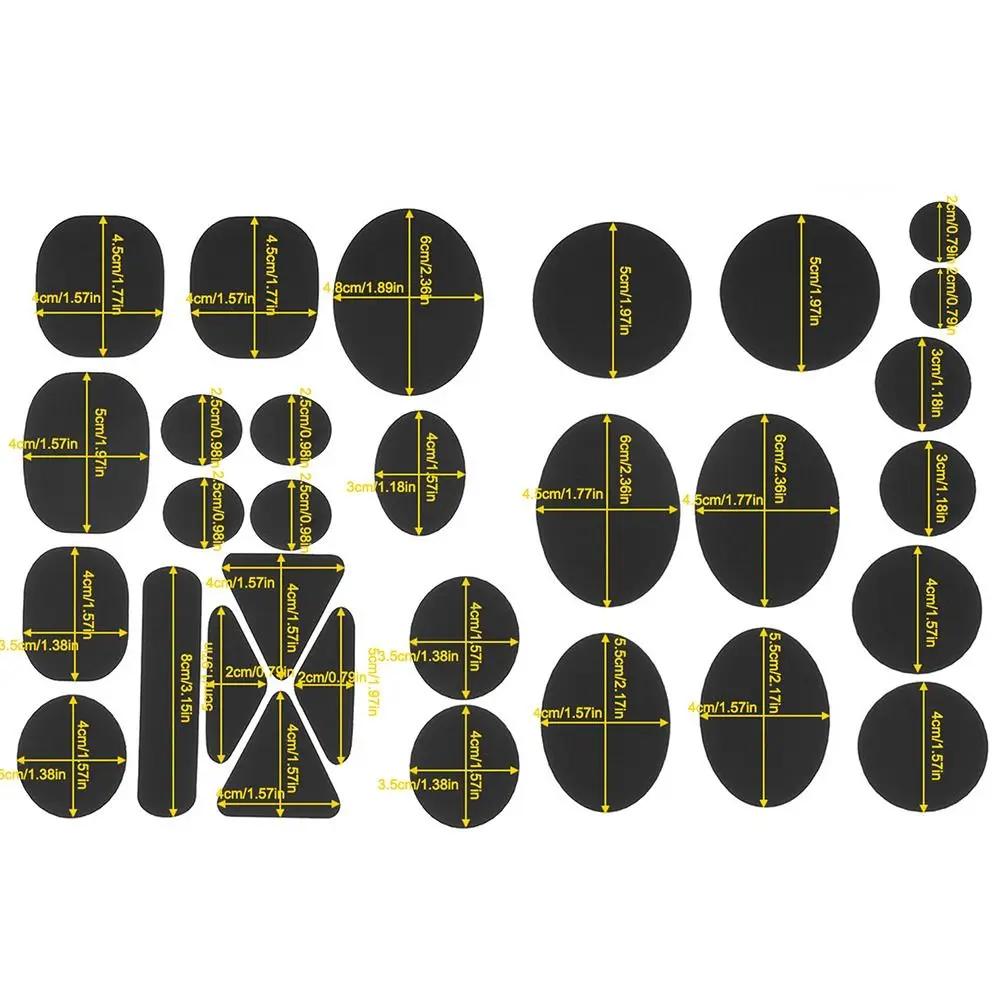 Apparel Applique Self Adhesive Black Patches Thermal Transfer DIY Craft Jacket Repair Washable Waterproof Patch
