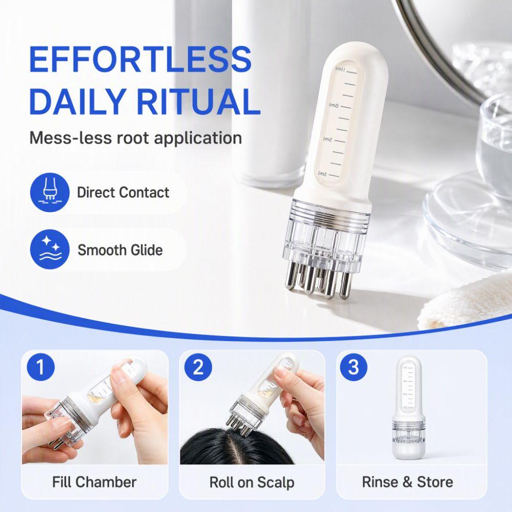 15ml Capacity Scalp Applicator Mini Essential Oil Massager Scalp Oil Applicator Scalp Care
