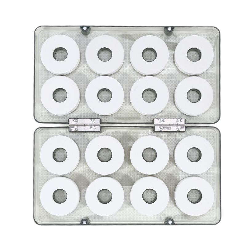 Placă de înfășurare din plastic, 8/16 buc. Linie de pescuit, arbore de sârmă, bobine de bobine, cutie cadou cadou