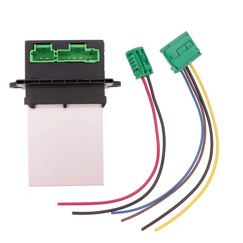 6441L2 Blower Motor Heater Fan Resistor Connector Wire For Renault Citroen Nissan Peugeot  207 27150ED70A 7701207718 7701048390