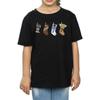 STAR WARS Baumwoll-T-Shirt mit Weihnachtsstrümpfen für Mädchen