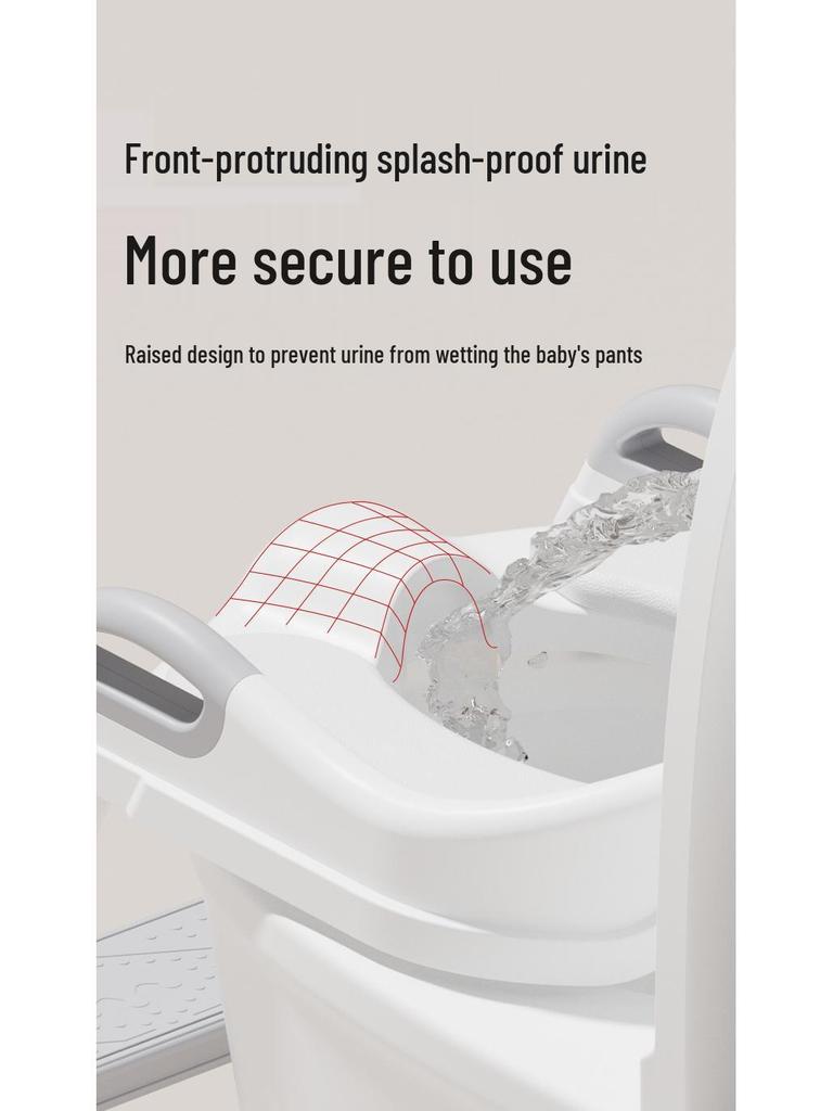 Folding Non-slip Toddler Toilet Ladder with Step Stool