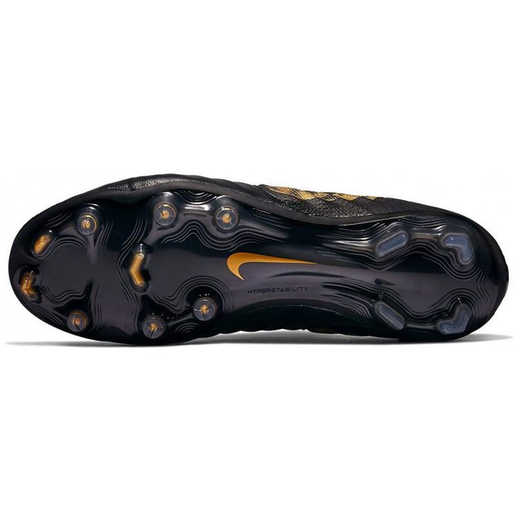 Nike Tiempo Legend 7 Elite FG Black Gold Men Sneakers Metallic-Vivid-Gold AH7238-077