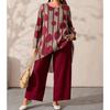 Ladies', Fashionable, Elegant, Printed Set, Polka Dot, Loose, Casual Set