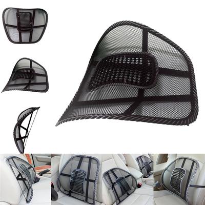 Masážní ventilační síťovina bederní opěrka dolní části zad Podložka polštáře křesla autosedačky