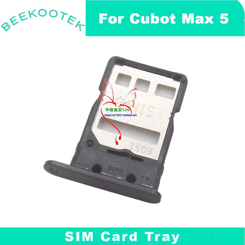Новый Оригинальный Держатель для 5 SIM-карт Cubot Max Лоток для SIM-карт Слот для карты Картридер Адаптер Аксессуары Для Смартфона Cubot Max 5 чёрный