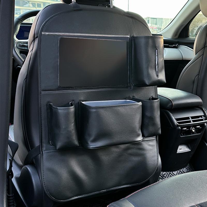 Borsa Organizer per Schienale Sedile Auto Creativa Multifunzionale Semplice in Pelle