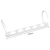8pcs/set Clothes Hangers Rack Wardrobes Closet Clothing Hook Space Saver