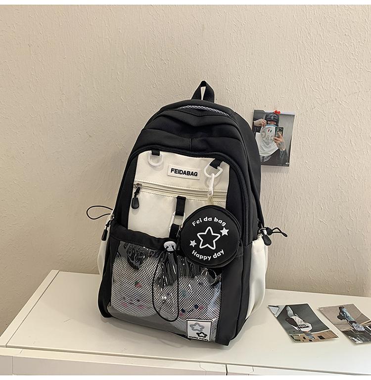 Torebka szkolna urocza dziewczynka wysoka wartość dopamina ból duża pojemność słodki lek makijażu