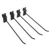 30PCS Panel Hooks Black Slatwall Hanger Thickened Easy Installation Anti Rust Display Pegs for