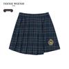 Teenie Weenie Kids Autumn/Winter Girls' Plaid Pleated Skirt