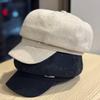 Retro Simple Fashionable Versatile Octagonal Hat for Women Autumn and Winter Painter Hat Newsboy Hat Small Face