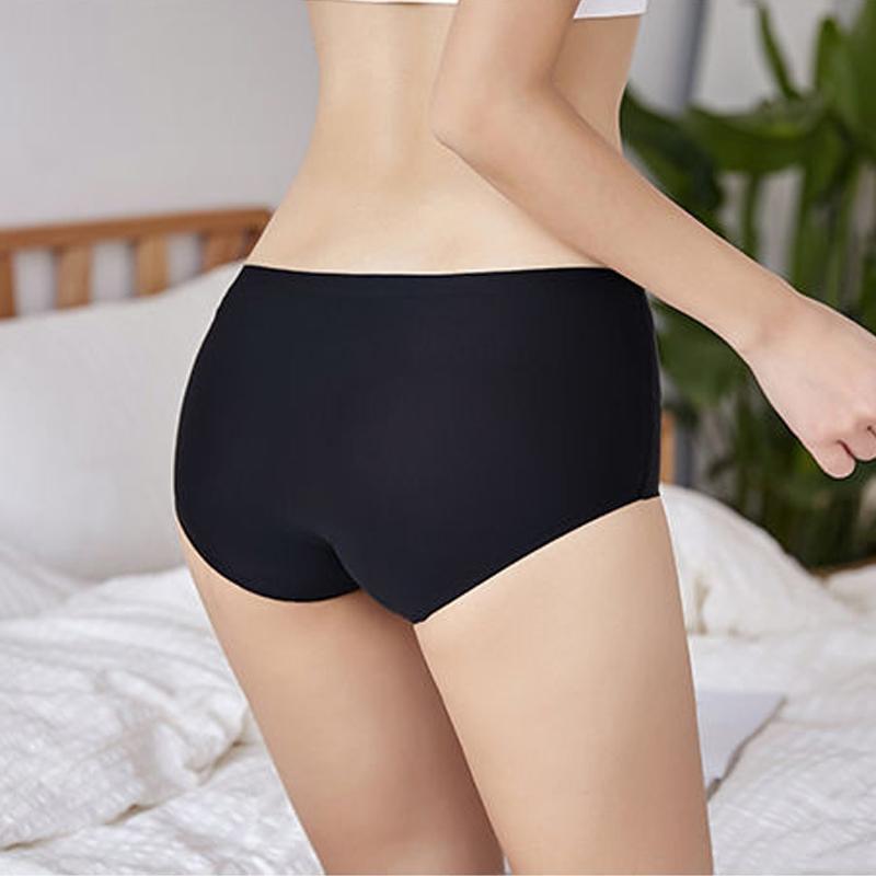 Eisseiden-Unterwäsche Nahtlose Slips Damen Intimslips Mädchen Übergröße Unterhosen Mehrere Farboptionen Damen-Dessous