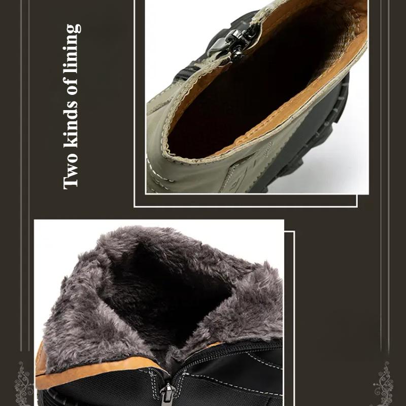 Nuevas botas de tobillo de moda para hombre, hechas a mano, zapatos casuales de caña alta, botas clásicas para caminar para hombre, botas de motocross cómodas y versátiles.