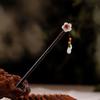 Disk Hair For Ladies Hair Accessories Flower Hair Sticks Wooden Hair Fork Chinese Style Hairpin