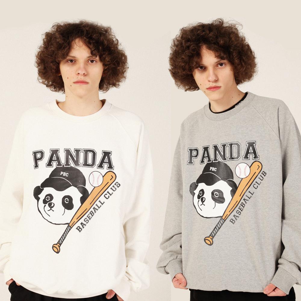 Respect Panda Baseball Club Crewneck (2Color) M