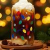 Color Changing Christmas Cup Reusable Coffee Mug Color Changing Christmas Cups with Lids for Cappuccino Tea Latte Milk Soda